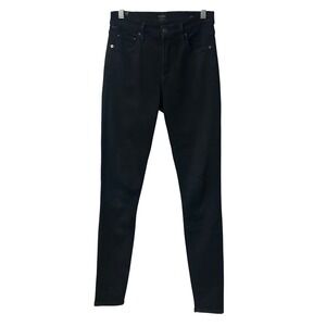 Citizens of Humanity Skinny Jeans Black Denim High Rise Comfort Stretch‎ 25